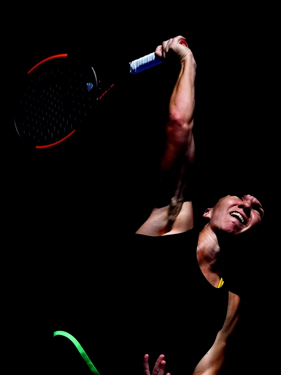 Simona Halep la antrenamente FOTO AusOpen.com