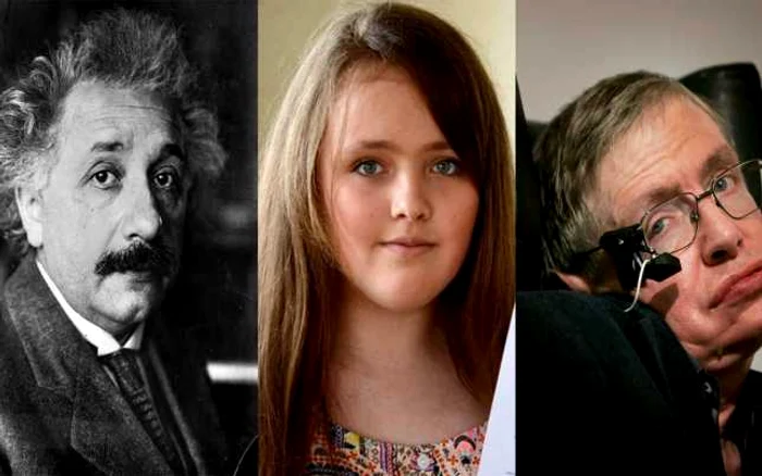 Nicole Barr (centru) de 12 ani a înregistrat un scor IQ mai mare ca Albert Einstein şi Stephen Hawking FOTO costaflavor.blogspot.com