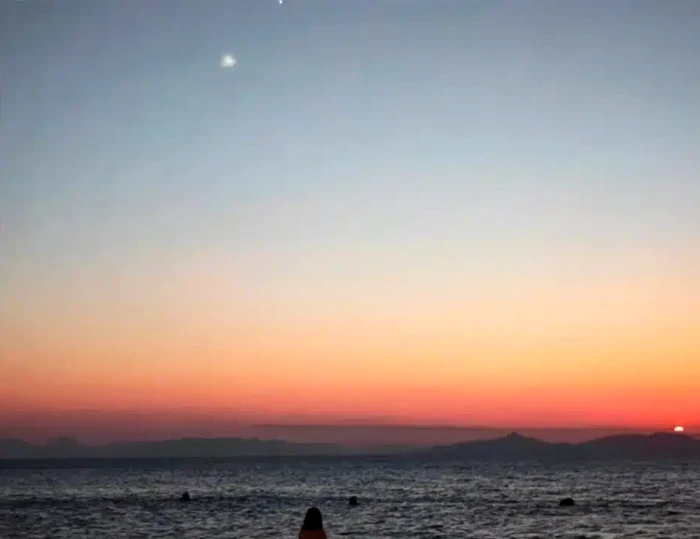 Un nor strălucitor a apărut pe cerul Greciei FOTO: X