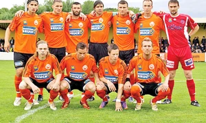 Fotbaliştii austrieci îl aşteaptă pe  preşedinte să joace fotbal alături de ei jpeg