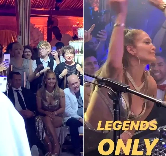 Petrecerea lui J. Lo a ținut până în zori