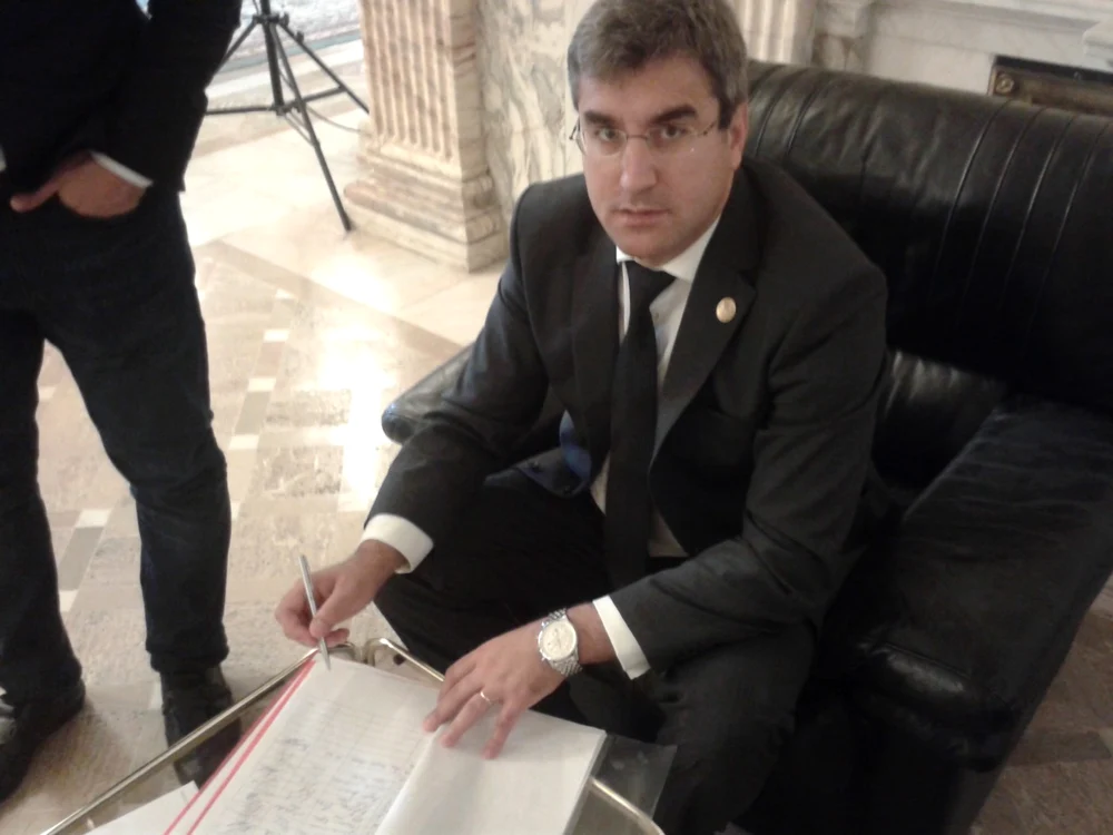 Florin Ciurariu, preşedintele PNL Vaslui FOTO Adevărul