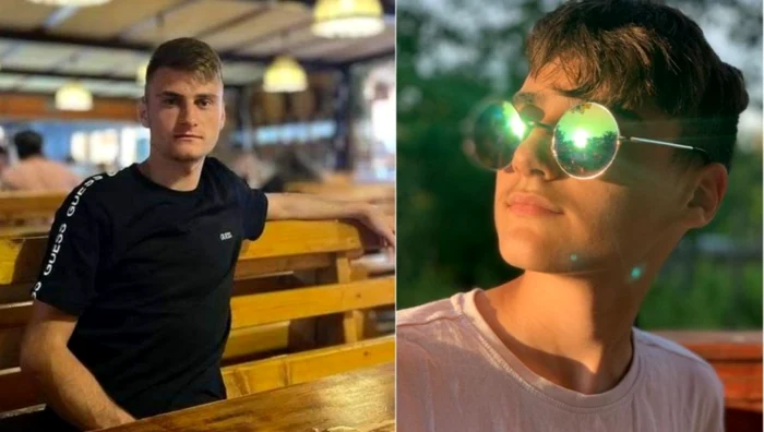 Ei sunt cei doi tineri care au murit în accident / foto: social media