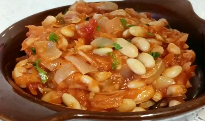 Fasole de post făcută de Horia Manea foto: Facebook