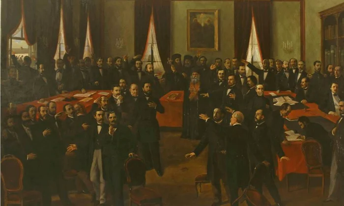 Tabloul lui Theodor Aman: „Proclamarea Unirii (24 Ianuarie 1859)” jpeg