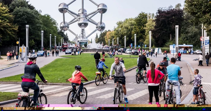 La Bruxelles există zile fără maşini, dar nu fără lobby. (Foto: AP)