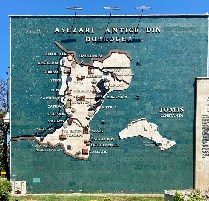 Harta cetăților (foto: Ana-Maria Șchiopu)