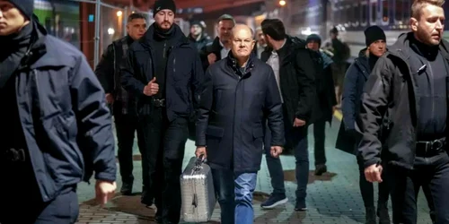 olaf scholz kiev2 / FOTO:X Anton Gherașcenko