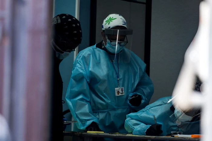 Medicii din New York i-au tratat pe bolnavii de Covid-19 în spitalul amenajat în baza unde se ține US OpenFoto: EPA-EFE