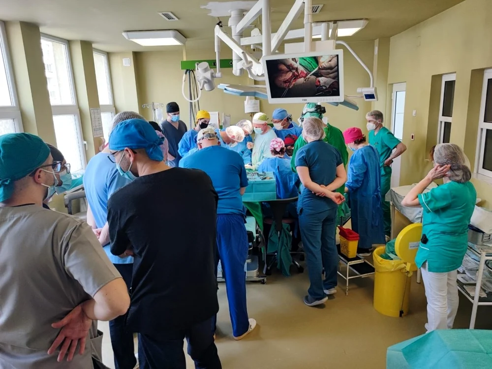 Operaţia a durat 11 ore. FOTO: Spitalul de Urgenţă Mureş