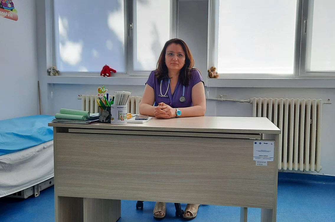 Gina Anica este medic primar în specialitatea Pediatrie. SURSA SJU Buzău