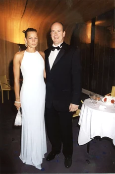 Prințesa Stéphanie de Monaco și fratele său, Prințul Albert de Monaco în 1999. FOTO: Profimedia