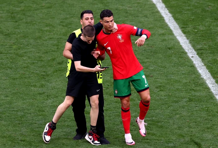 Cristiano Ronaldo a fost vizibil deranjat (FOTO: Profimedia)