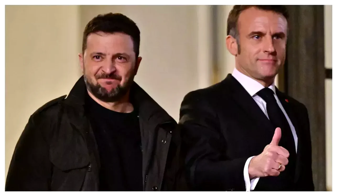 Macron și Zelenski se întâlnesc astăzi la Paris. Ce vor discuta cei doi lideri