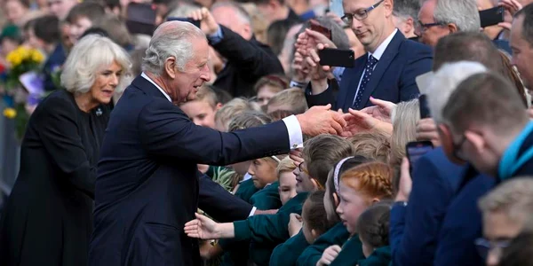 Regele Charles și Camilla la Belfast Foto EPA EFE