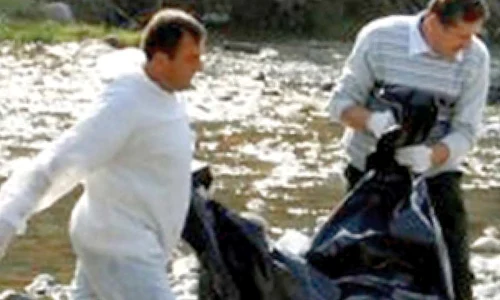 Pe 25 mai, un cioban a găsit  cadavrul fără mâini, cap  şi picioare, în râul Argeş jpeg