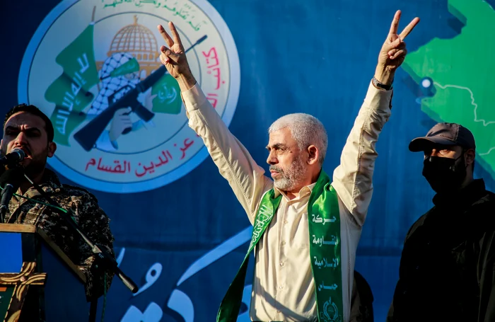 Liderul Hamas Yahya Sinwar în Fâșia Gaza în 2021 FOTO SHUTTERSTOCK