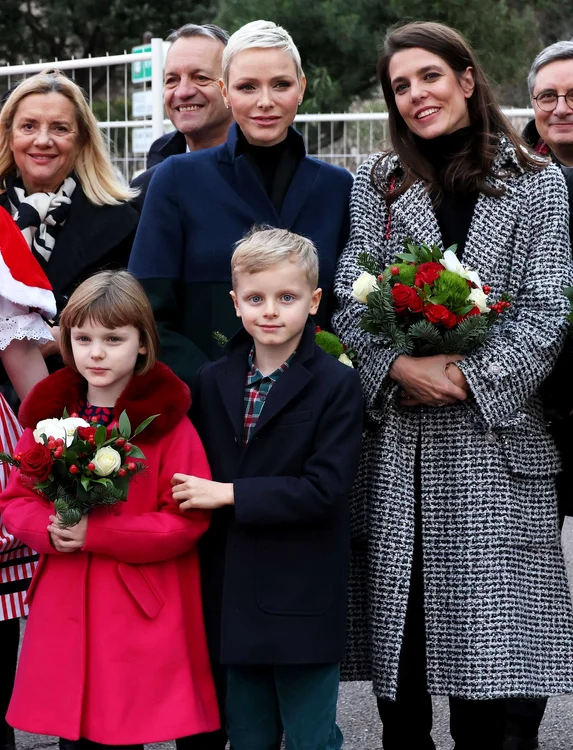 Charlene, gemenii și Charlotte Casiraghi