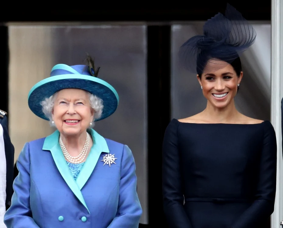 Regina Elisabeta nu vede cu ochi buni unele obiceiuri ale Ducesei de Sussex FOTO Guliver/Getty Images