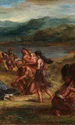 Ovidiu printre sciți, pictură de Eugène Delacroix, din 1862 (© Metropolitan Museum of Art)