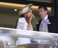 Harriet Sperling și Peter Philips, fiul Prințesei Anne, la Royal Ascot. FOTO: Profimedia