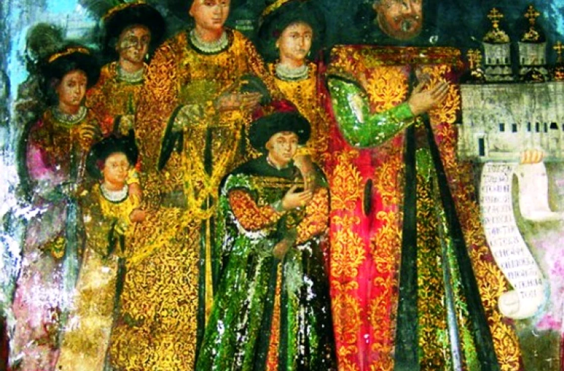 Anastasia Duca împreună cu familia Foto: Wikipedia 