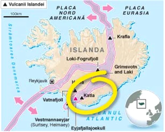 Când a erupt în 1783, Katla a schimbat clima Terrei