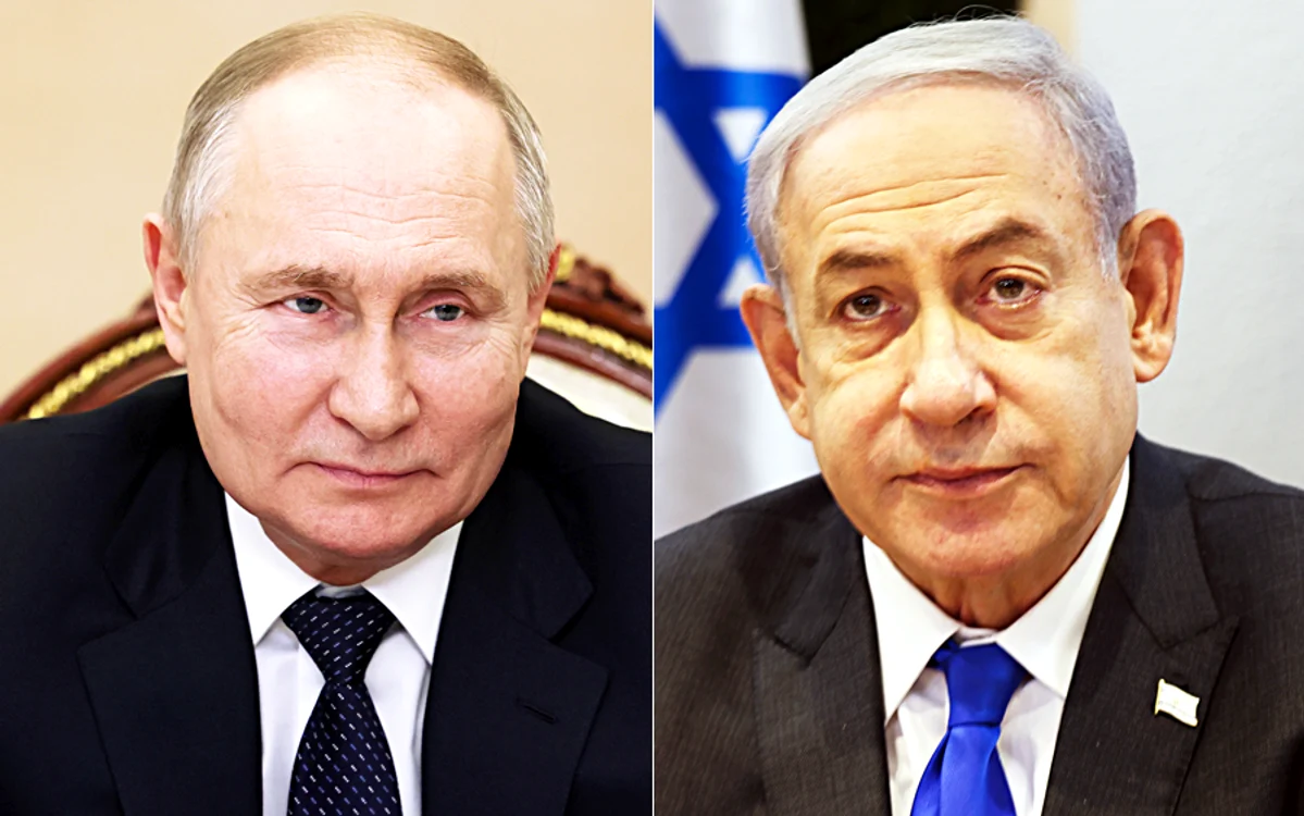 Vladimir Putin a discutat cu Benjamin Netanyahu. FOTO EPA EFE