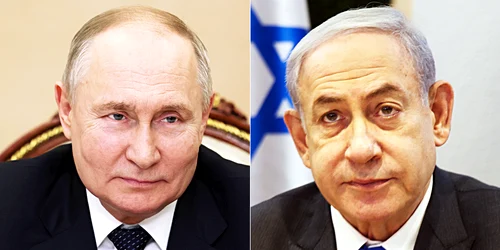 Vladimir Putin, Benjamin Netanyahu / FOTO EPA EFE