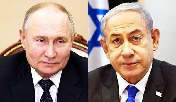 Vladimir Putin, Benjamin Netanyahu / FOTO EPA EFE