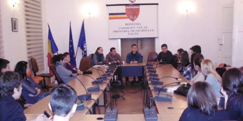 Prima şedinţă în noua componenţă a avut loc duminică, 13 noiembrie (foto - Primăria Zalău)