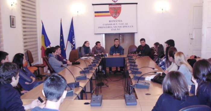 Prima şedinţă în noua componenţă a avut loc duminică, 13 noiembrie (foto - Primăria Zalău)