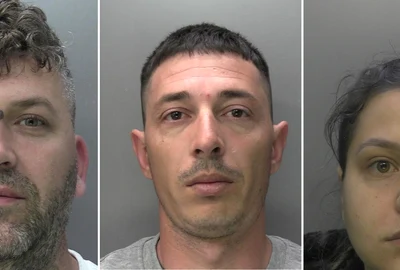 Oviliv Firan, Nicolae Boia, Laura Miron FOTO Poliția din Surrey