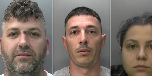 Oviliv Firan, Nicolae Boia, Laura Miron FOTO Poliția din Surrey