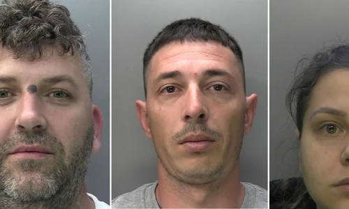 Oviliv Firan, Nicolae Boia, Laura Miron FOTO Poliția din Surrey