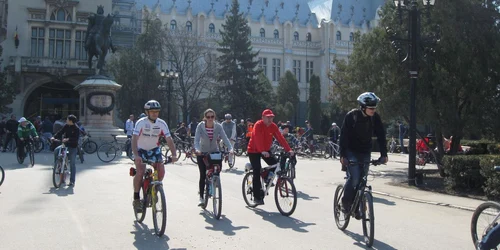 Marş al bicicliştilor la Iaşi