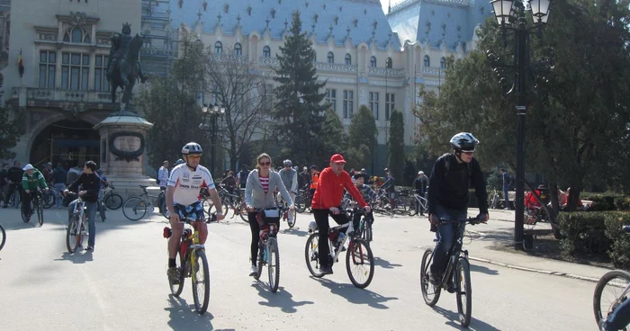 Marş al bicicliştilor la Iaşi