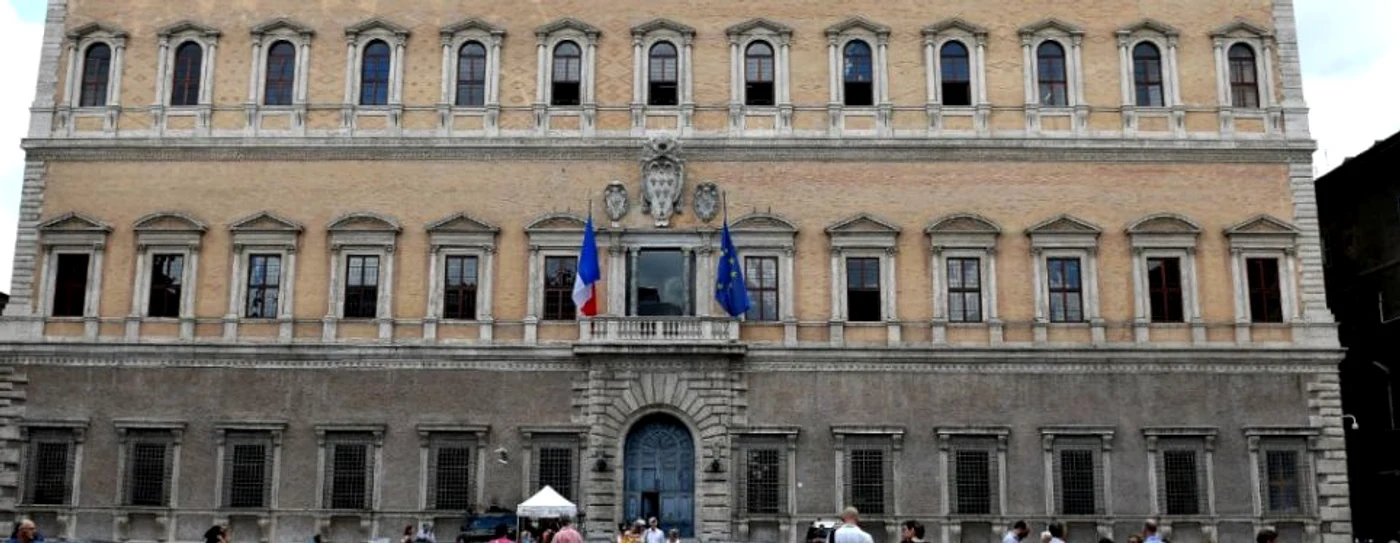 Ambasada Franţei la Roma FOTO AFP