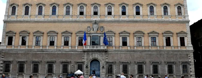 Ambasada Franţei la Roma FOTO AFP