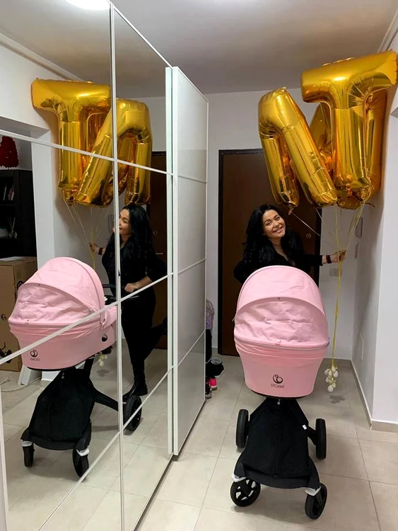 Mihaela Moise se pregăteşte de botez