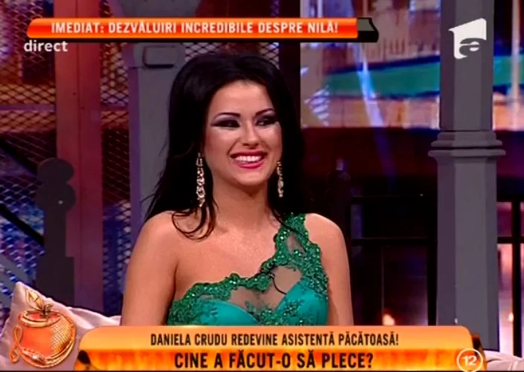 Daniela Crudu a fost foarte emoționată