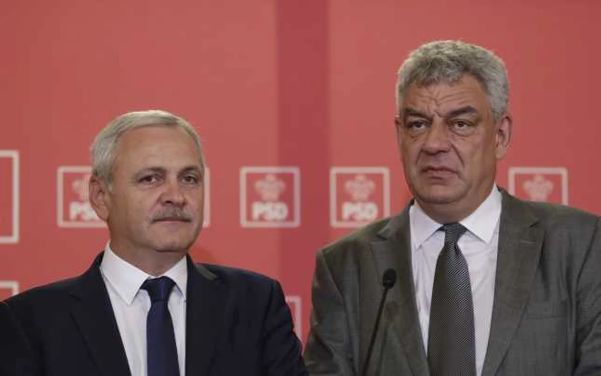 Liviu Dragnea si Mihai Tudose. Foto Inquam Photos / Octav Ganea