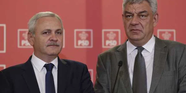 Liviu Dragnea si Mihai Tudose. Foto Inquam Photos / Octav Ganea