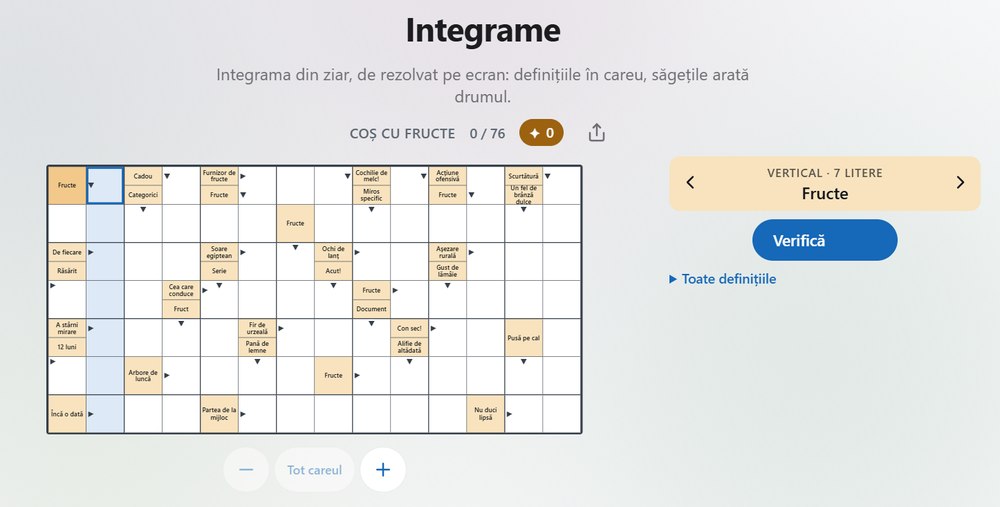 Testul care îți pune mintea la încercare. 27 de întrebări, Sudoku și o integramă cu 76 de definiții