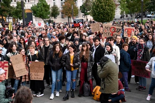 Protest în Ungaria față de noua reformă privind avortul / Foto Facebook