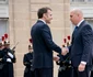 Președintele Interimar a avut o întâlnire bilaterală cu șeful statului francez FOTO Administrația Prezidențială