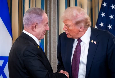 benjamin netanyahu și donald Trump  Casa Albă FOTO EPA EFE jpg