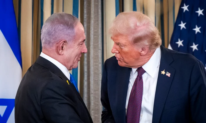 benjamin netanyahu și donald Trump Casa Albă FOTO EPA EFE jpg