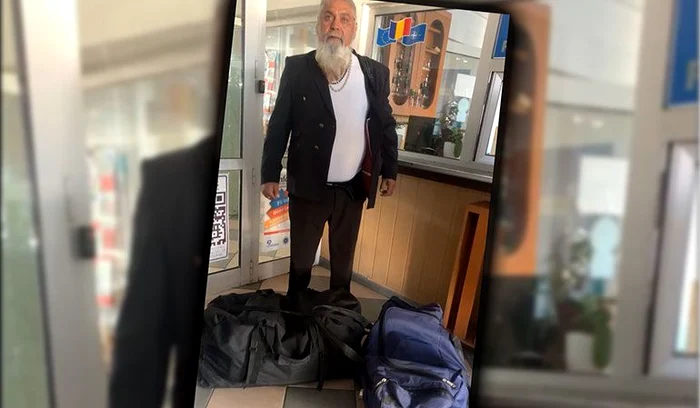 Interlopul a transmis live momentul când s-a predat poliției Foto: captură video