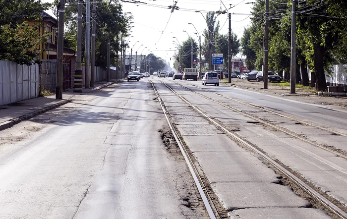 Aşa arată acum strada George Coşbuc din Galaţi FOTO Primăria Galaţi